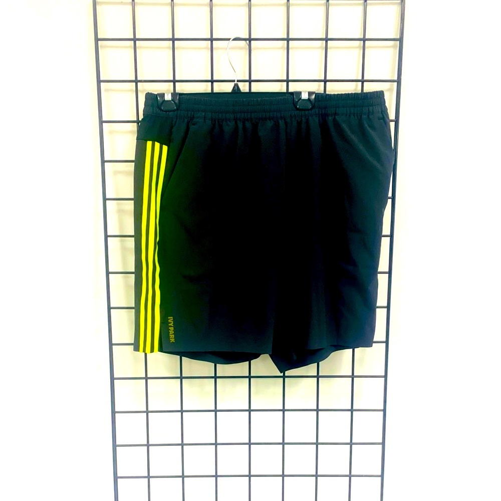ADIDAS X IVY PARK X PELETON BLACK SHOCK SLIME SHORTS